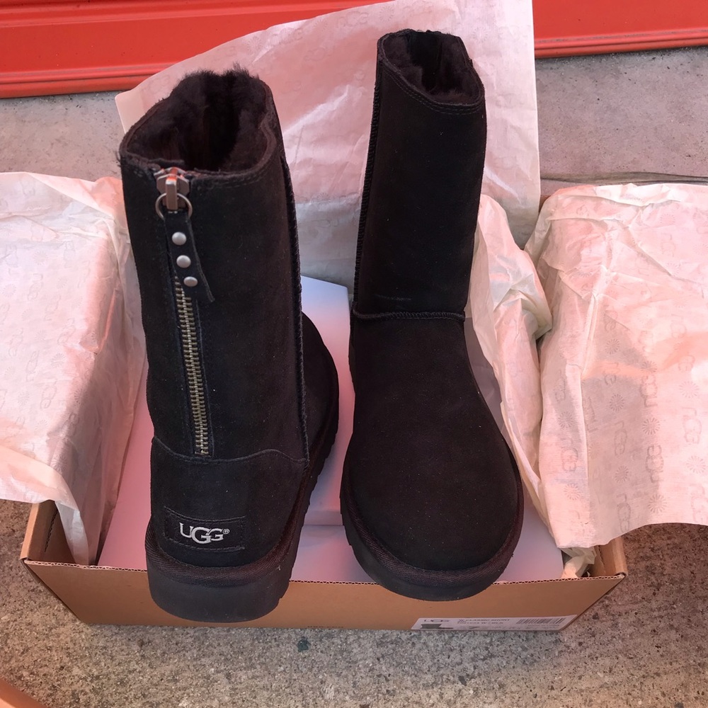 UGG AUTHENTIC WOMENS ZIP CLASSICS Sz 7,10,11 new - Picture 5 of 8